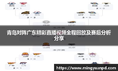 青岛对阵广东精彩直播视频全程回放及赛后分析分享